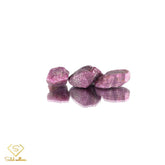 Natural Rough Ruby - 3 pcs - Saleh Sallom